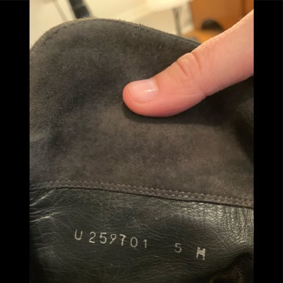 Stuart Weitzman Smoke Suede 5050 - Picture 4 of 5